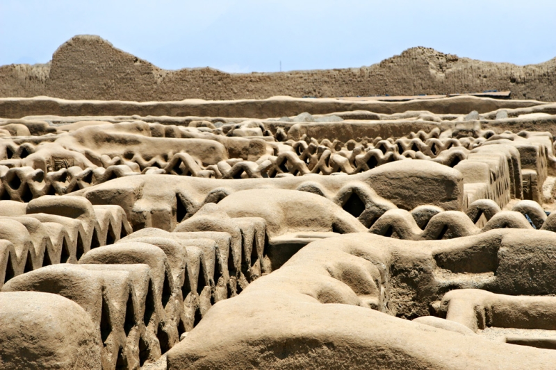Amazing clay city of Chan Chan