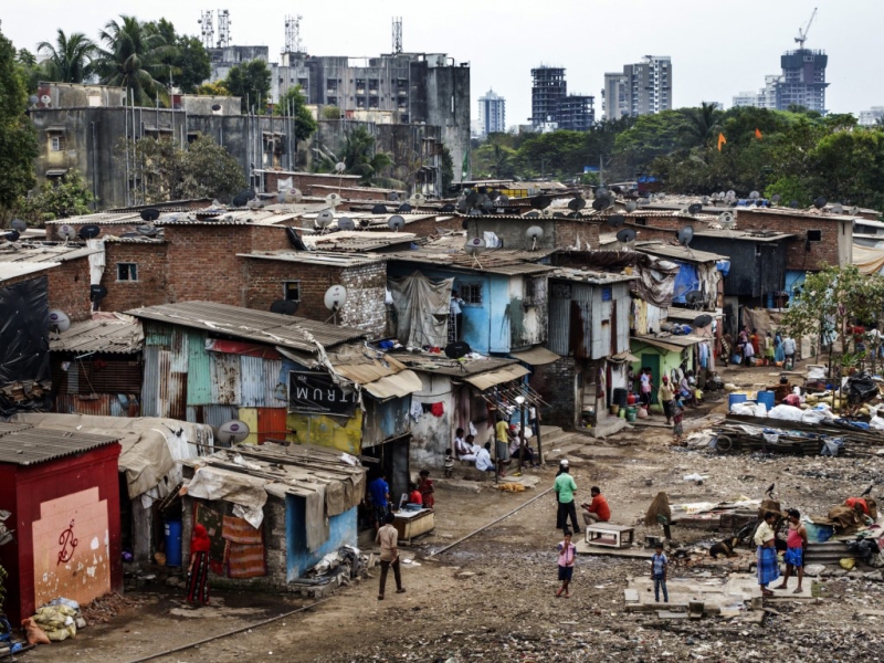 The largest slum in the world - Dharavi, Mumbai