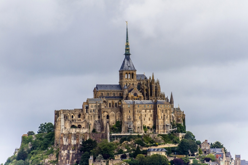 Abbey of Mont Saint-Michel: fortress island