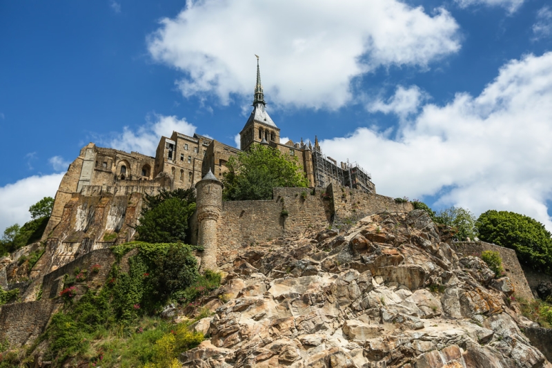 Abbey of Mont Saint-Michel: fortress island