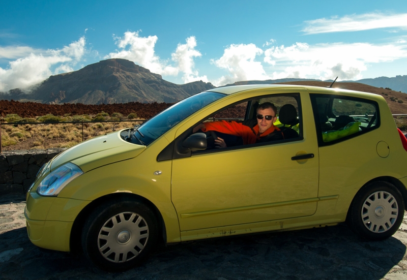 Autotrip around Tenerife with a rented car