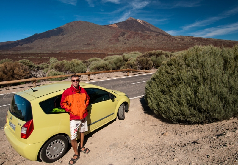 Autotrip around Tenerife with a rented car