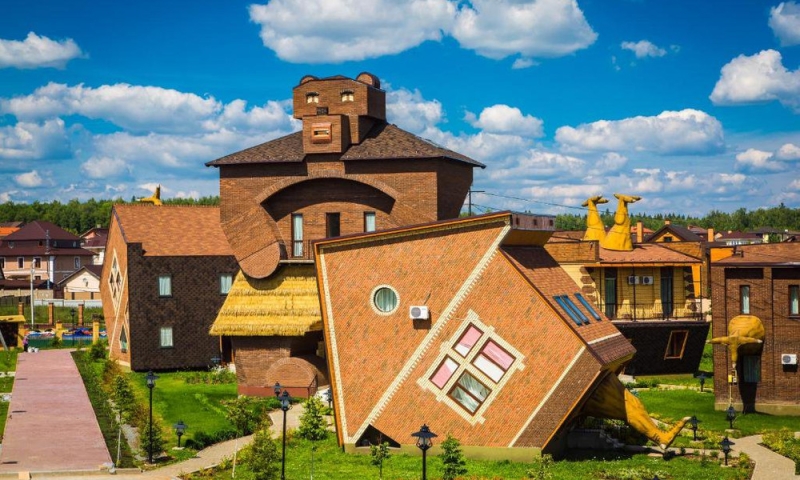 Castle, upside-down house and other unusual hotels