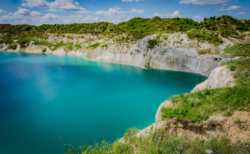 Magical lake region: reservoirs of Belarus