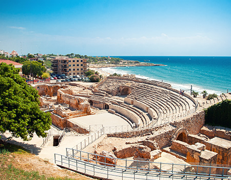 Tarragona is an ancient city of the Roman Empire just 60 km from Barcelona