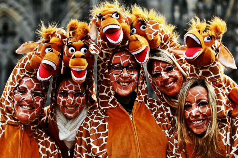 The beginning of the carnival season in Germany