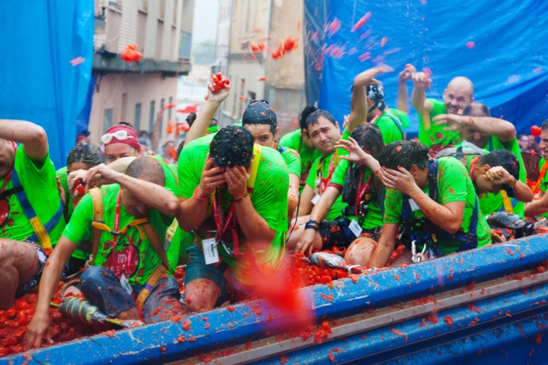 Tomatina - a fight after which no one gets hurt