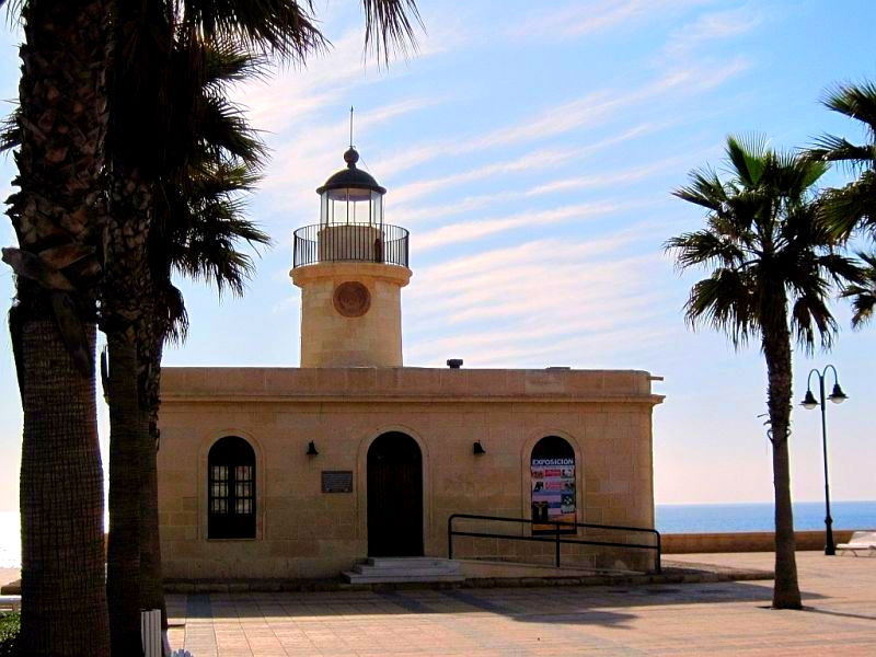 Travel route by car from Malaga: 11 lighthouses per day