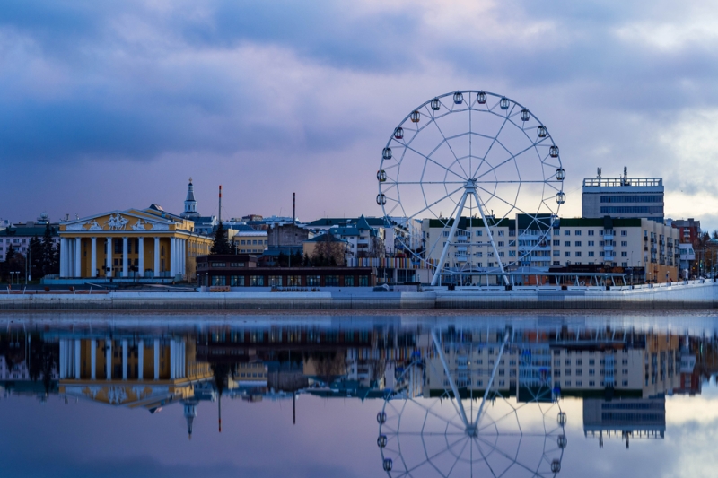 Traveling through the cities of the Volga region by train