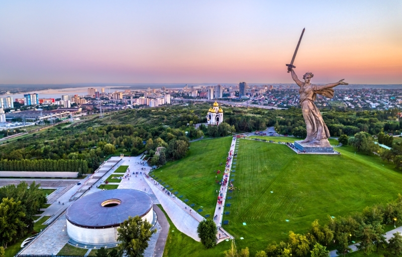 Traveling through the cities of the Volga region by train