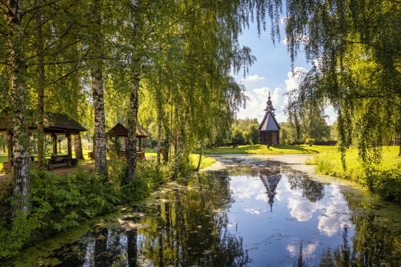 Traveling through the cities of the Volga region by train