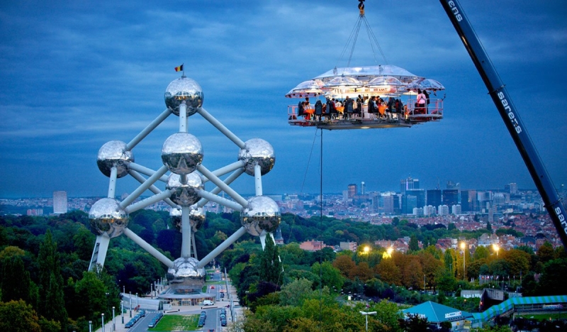 Dinner in the sky, in the dark, in prison and under water: the strangest restaurants in the world