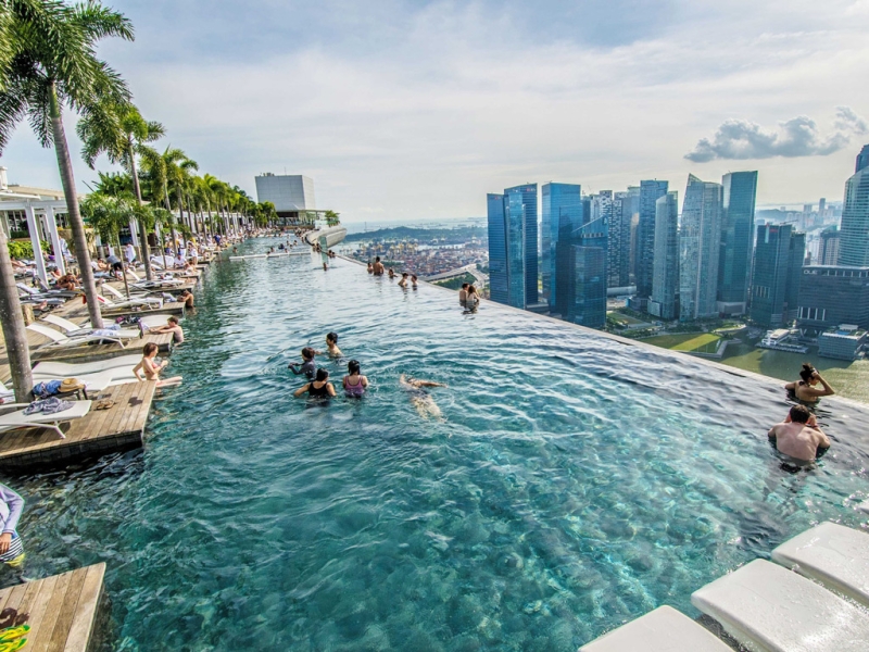 Hotel pools with the most stunning views