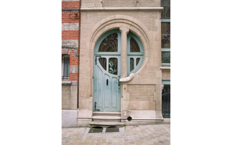 Open modern: a collection of doors in the Art Nouveau style