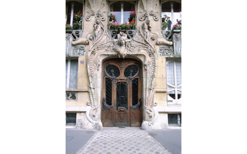 Open modern: a collection of doors in the Art Nouveau style