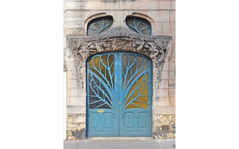 Open modern: a collection of doors in the Art Nouveau style