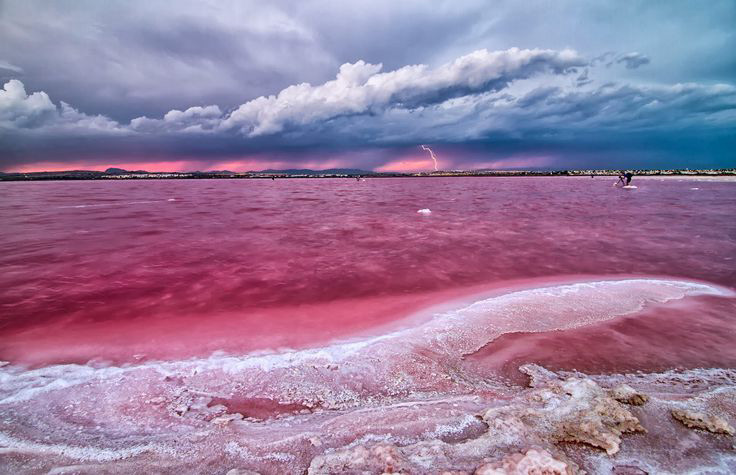 Wonders of colored lakes