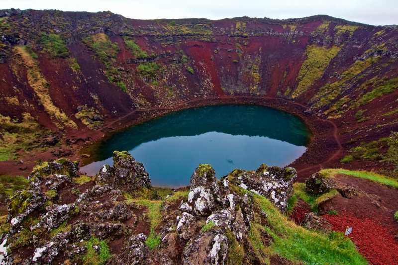 Wonders of colored lakes