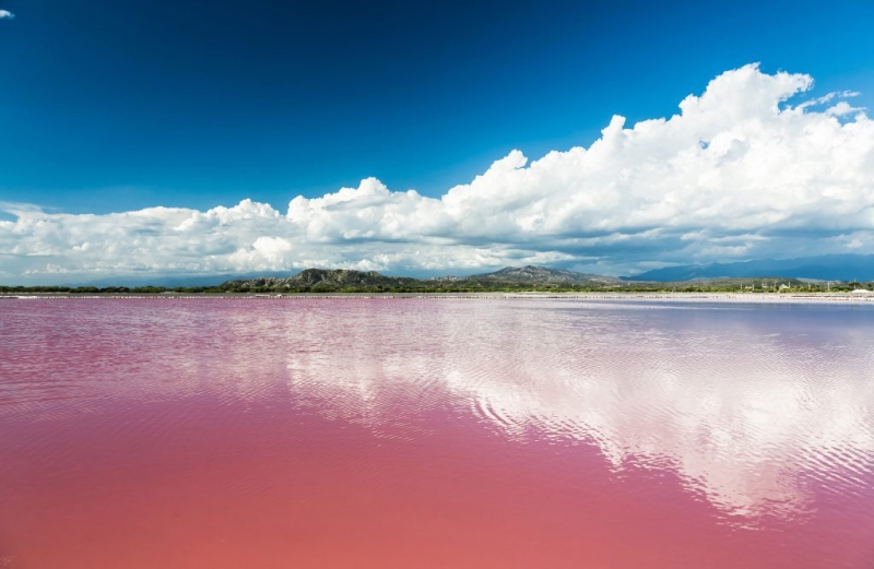 Wonders of colored lakes