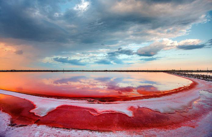 Wonders of colored lakes