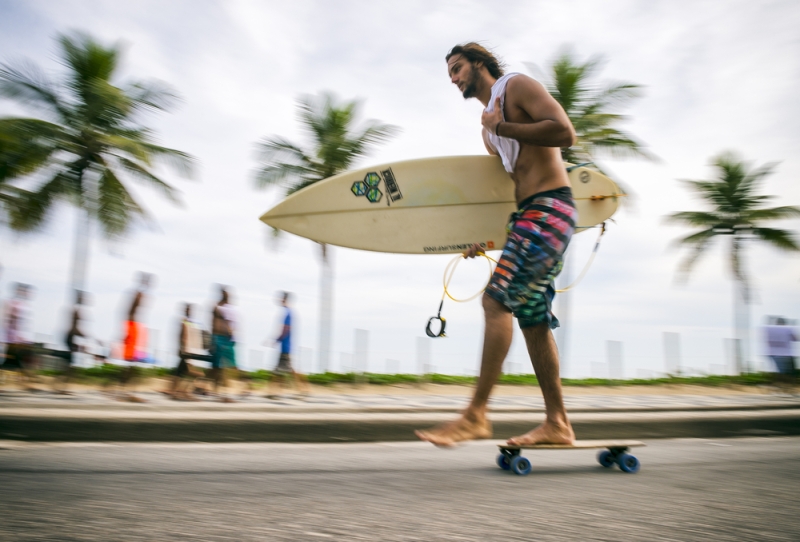 3 in 1: snowboard, skate and surf in one day