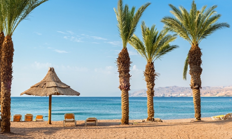 Autumn on the beaches of Israel