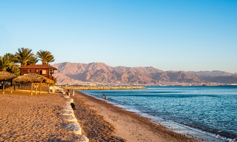 Autumn on the beaches of Israel