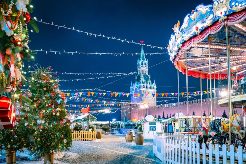 New Year and Christmas festivities in Russian cities in 2022