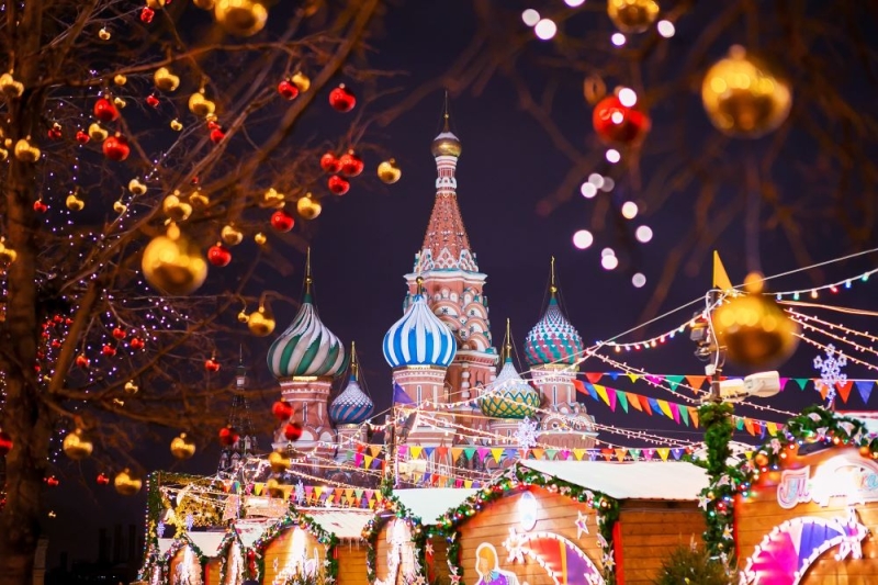 New Year and Christmas festivities in Russian cities in 2022