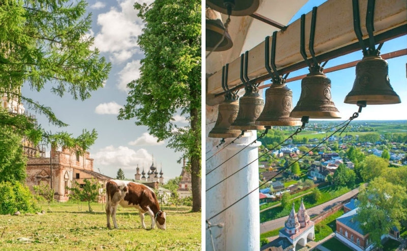 Weekend in Suzdal: ancient Russian architecture, monuments of wooden architecture and monasteries