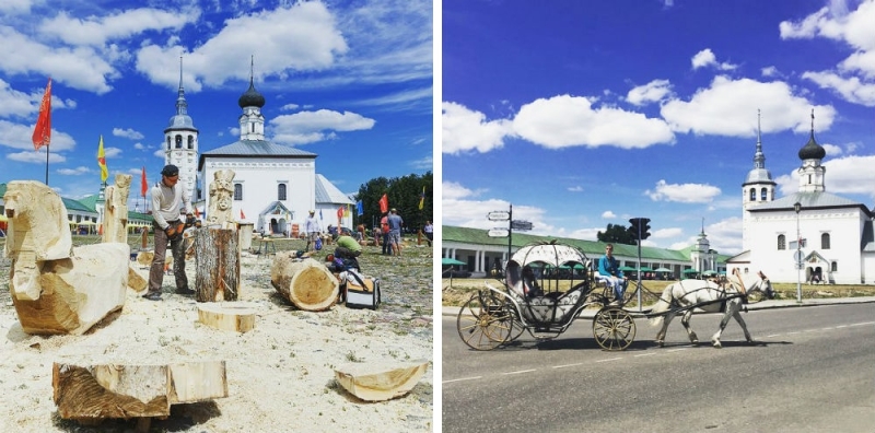 Weekend in Suzdal: ancient Russian architecture, monuments of wooden architecture and monasteries