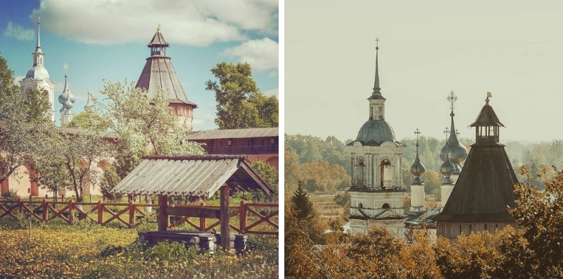 Weekend in Suzdal: ancient Russian architecture, monuments of wooden architecture and monasteries